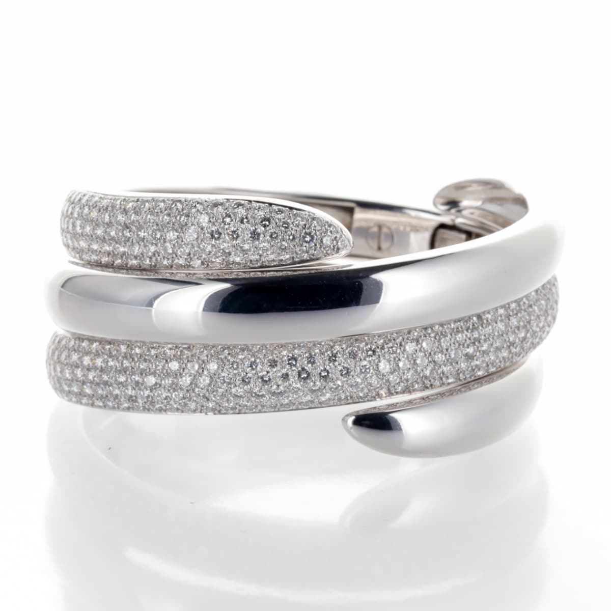 Double Bracelet Chaumet Or blanc et Diamants