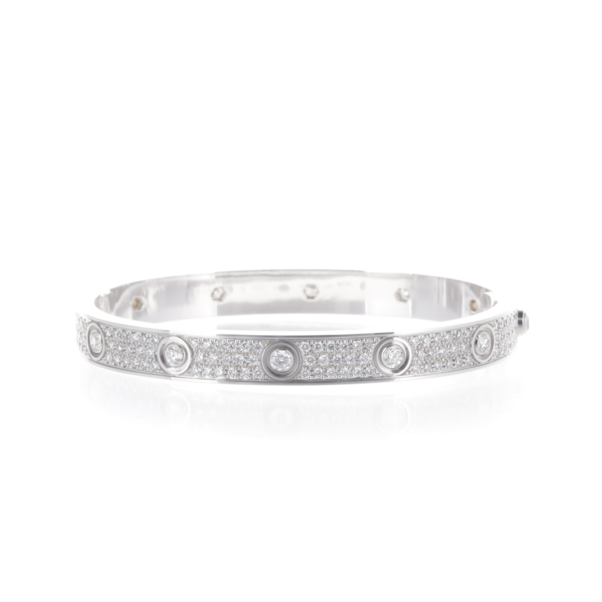 Bracelet diamant sur cordon Chloé Perlé 0,04 carat | Or 18k